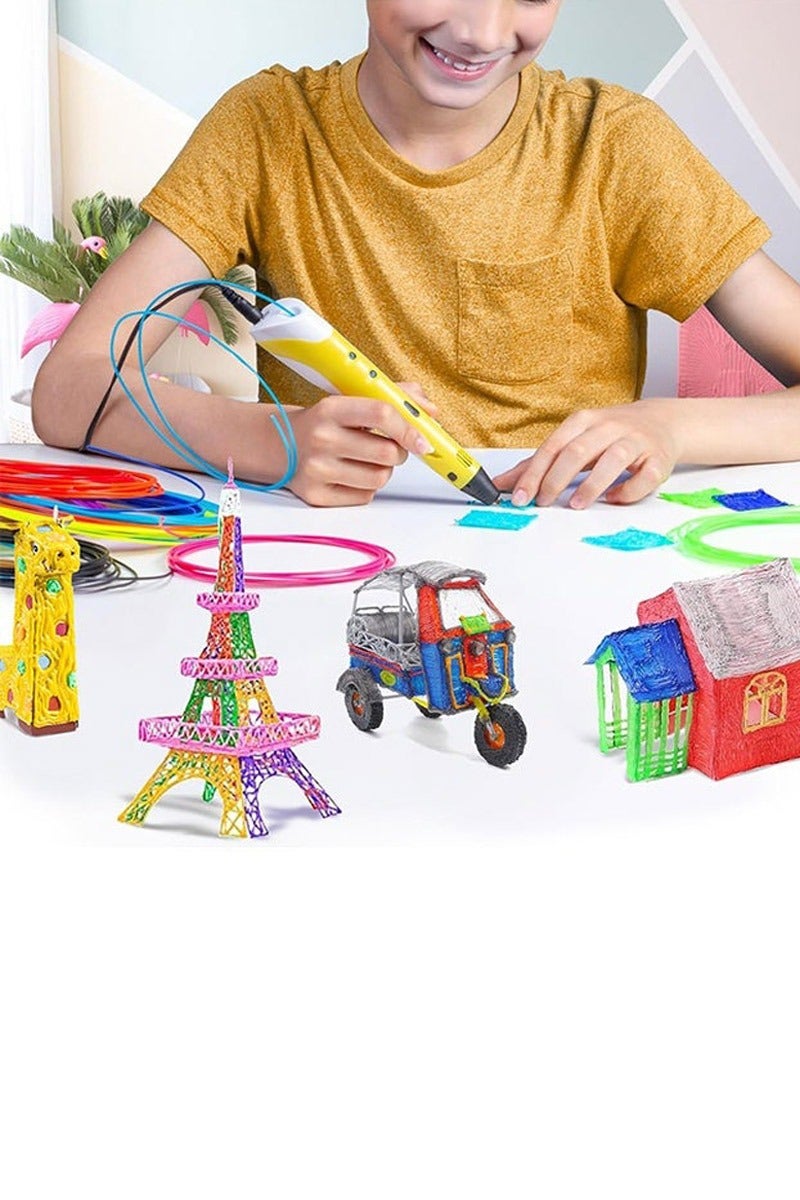 rocooart PLA 3D Pen Filament, 20 Bright Colors(Random), 1.75mm Refills for 3D Pens, 10 Feet per Color, Total 200 Feet, Ideal for Creative Projects - Image 4