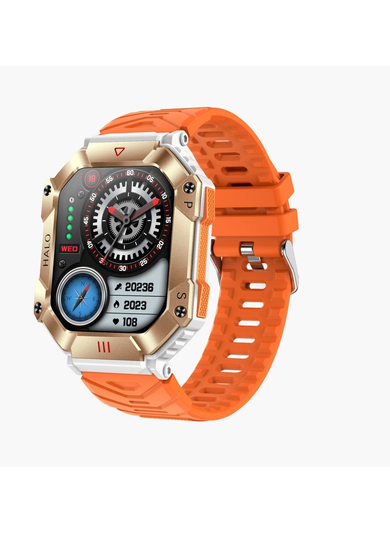 W4YOU Smart Watch for Men, 2.0" Full Touch Screen Smartwatch with Bluetooth Make/Answer Calls, Fitness Tracker with Heart Rate SpO2 Sleep Monitor, Pedometer, 107 Sports Modes, Calories - Image 1