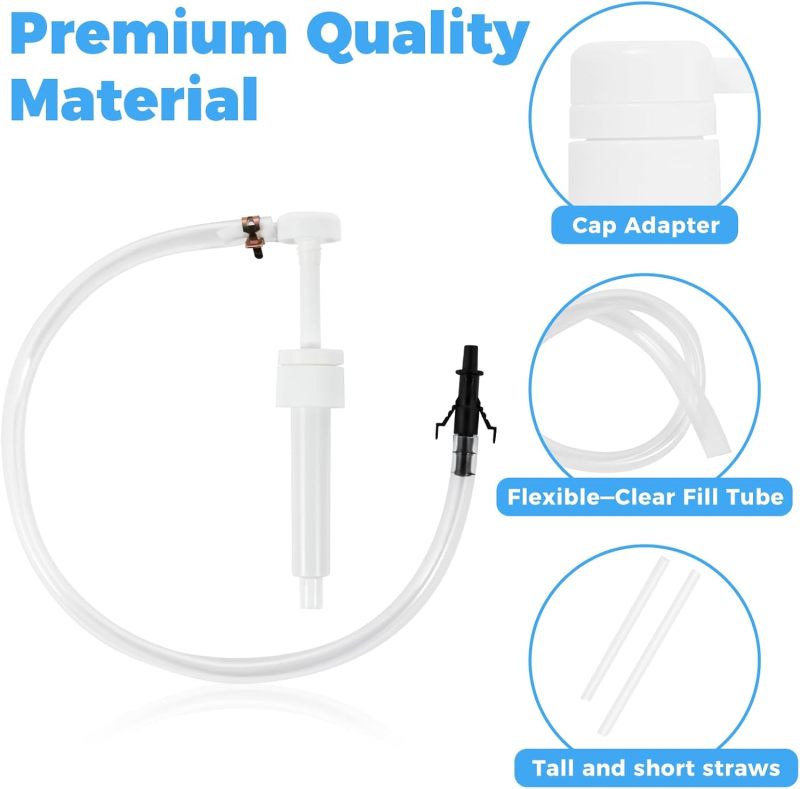 Fluid Transfer Pump Kit: 10cc Per Stroke Durable Plastic Construction - Reliable Sealing Gear Oil Extractor for Automotive Marine Vehicle Maintenance - Image 4