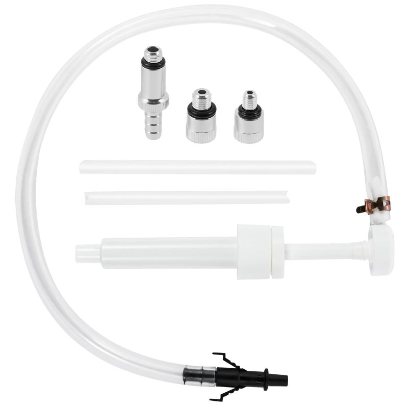 Fluid Transfer Pump Kit: 10cc Per Stroke Durable Plastic Construction - Reliable Sealing Gear Oil Extractor for Automotive Marine Vehicle Maintenance - Image 1