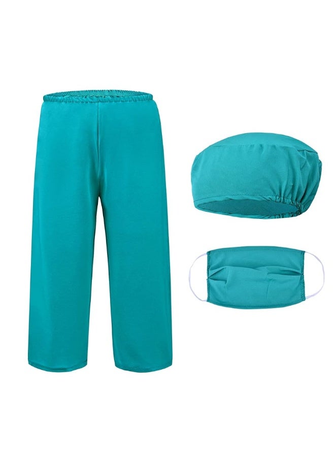 ZZIHAN Doctor Scrubs Set,Doctor Kit for Kids,Doctor Costume With Pretend Play Playset for Kids 3-12Years - Image 1
