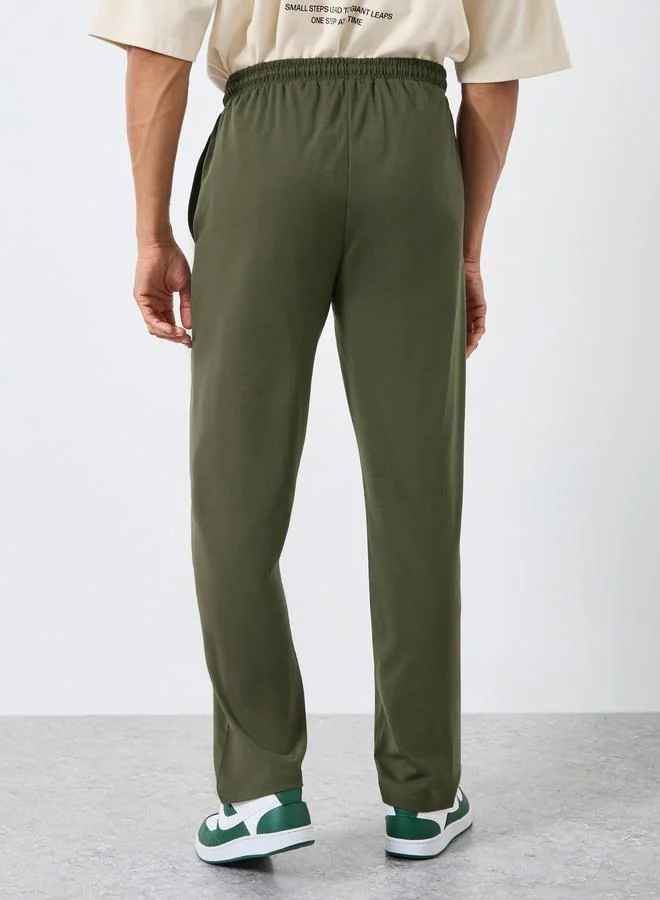 Styli  Men Cotton Relaxed Fit Pyjama for Men | Best Price UAE