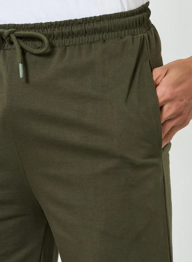 Styli  Men Cotton Relaxed Fit Pyjama for Men | Best Price UAE