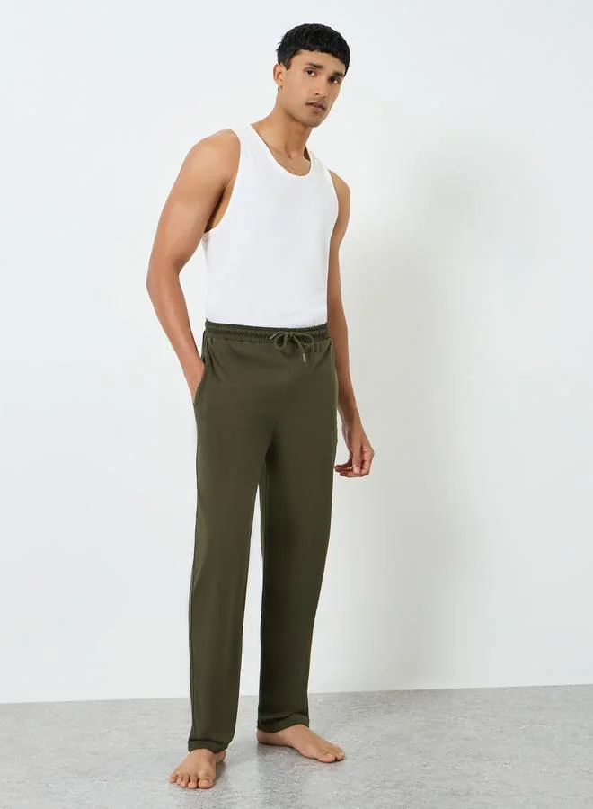 Men Cotton Relaxed Fit Pyjama