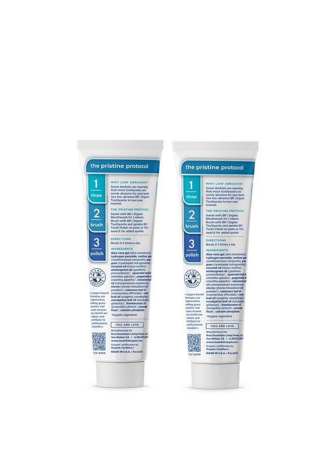 Essential Oxygen BR Organic Low Abrasion Toothpaste Wintergreen  - Image 3