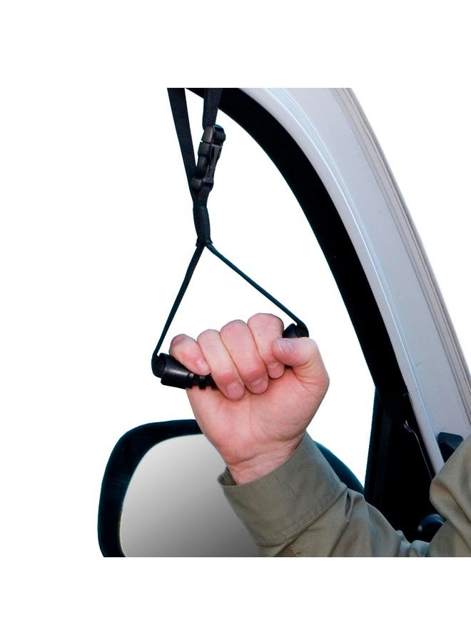 Stander Stander CarCaddie, Car Safety Grab Bar for Adults, Seniors, and Elderly, Ergonomic Vehicle Support Handle with Adjustable Strap and Non-Slip Rubber Grip, Automotive Standing and Mobility Aid - Image 4