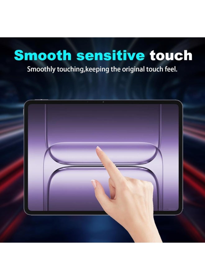 Muzz زجاج مقسى لجهاز OnePlus Pad 2 Pro بحجم 13.2 بوصة فيلم واقي مضاد للانفجار لجهاز OnePlus Pad 2 Pro / OnePlus Pad 3 / OPPO Pad 4 Pro 2025 فيلم واقي (عبوة 2) - Image 2