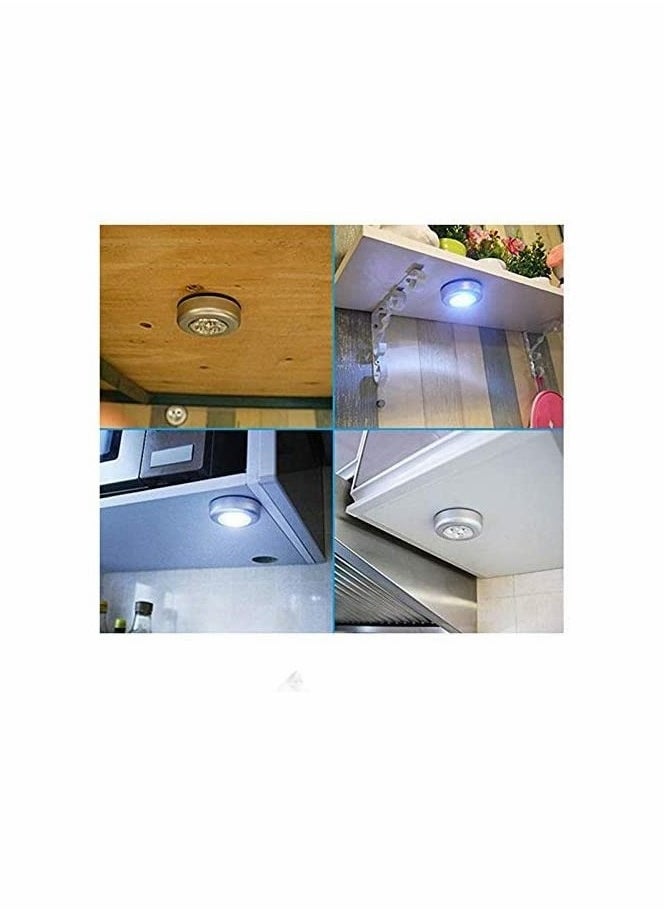Cordless Touch Light LED Battery-Powered Wireless Night Light(4 Pcs)