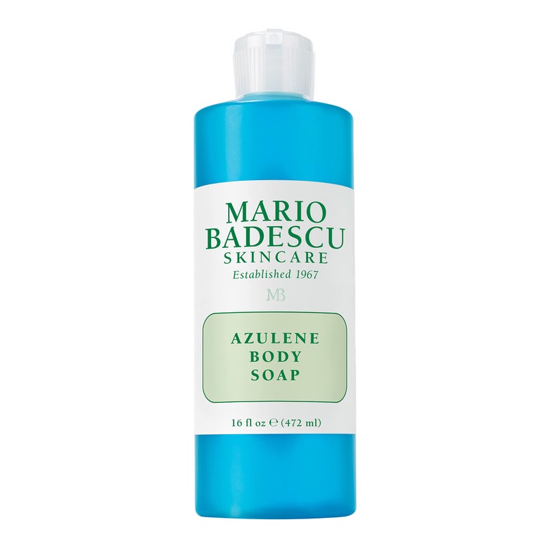 Mario Badescu Azulene Body Soap, Gentle Bath Wash to Soften, Nourish & Cleanse, Comforting Chamomile-Infused Formula for Dry or Sensitive Skin, 16 Fl Oz - Image 1