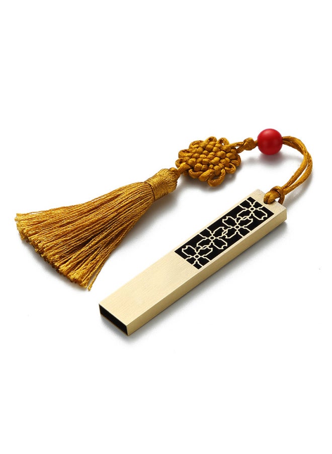 قرص فلاش USB 16 جرام قرص فلاش USB معدني إبداعي Tiger Year 3.0 هدية على الطراز الصيني قرص فلاش USB 32 جرام قرص فلاش USB لموسيقى السيارة 64 جرام - اللون: أربع أوراق البرسيم - السعة: 8 جيجابايت  - Image 1