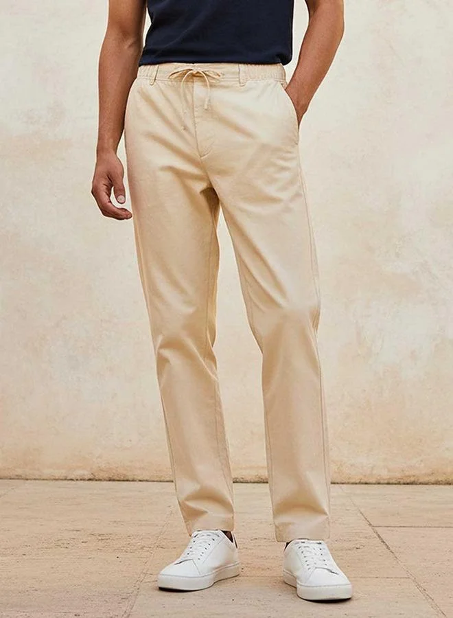 Splash FAV Basic Relaxed Fit Linen Blend Pants