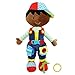 June Garden 155 Dressy Friends Isaiah Educational Stuffed Plush Doll for Kids and Toddlers 2 Years and Up Montessori Buckle Soft Toy - Image 3