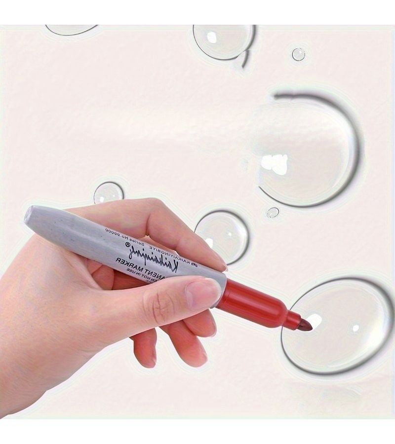 Oil Based Marker Set 9 Pcs Longlasting Color Professional Drawing Pen Art Students - Image 5
