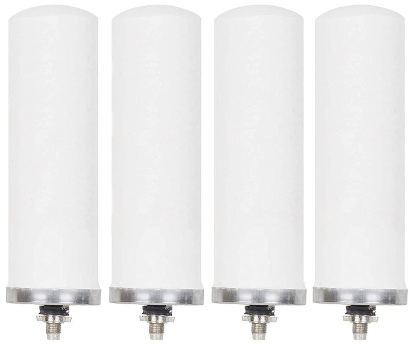 KONVIO NEER Konvio Neer Stainless Steel Gravity Water Purifiers Ceramic Candle Cartridge for Steel water filter Size7 Inch Pack of 4 - Image 1