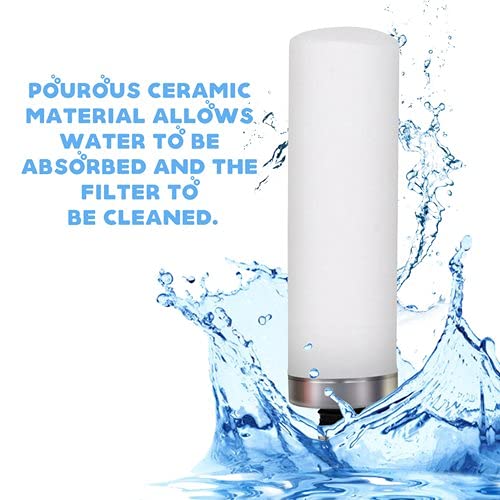 KONVIO NEER Konvio Neer Stainless Steel Gravity Water Purifiers Ceramic Candle Cartridge for Steel water filter Size7 Inch Pack of 4 - Image 3