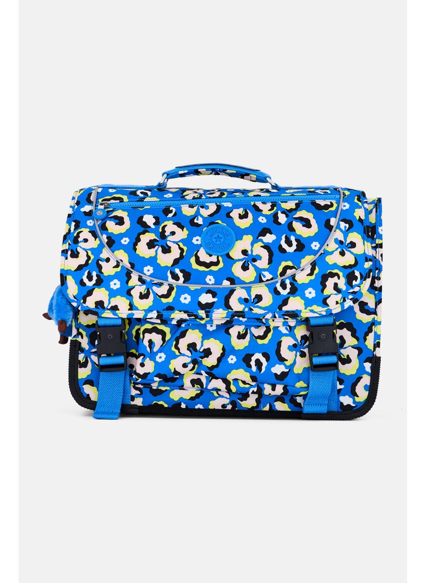 kipling Kids Boy Animal Print Backpack, Blue  - Image 1