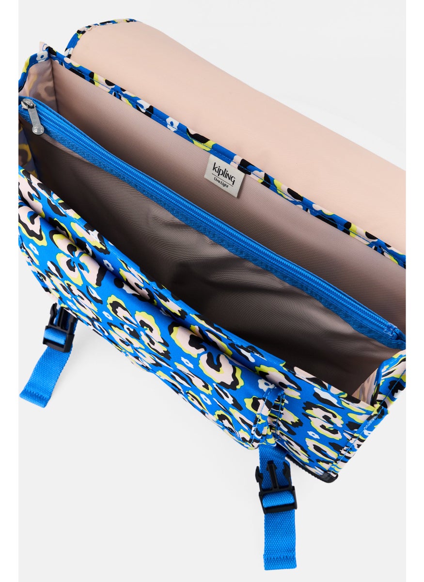 kipling Kids Boy Animal Print Backpack, Blue  - Image 3