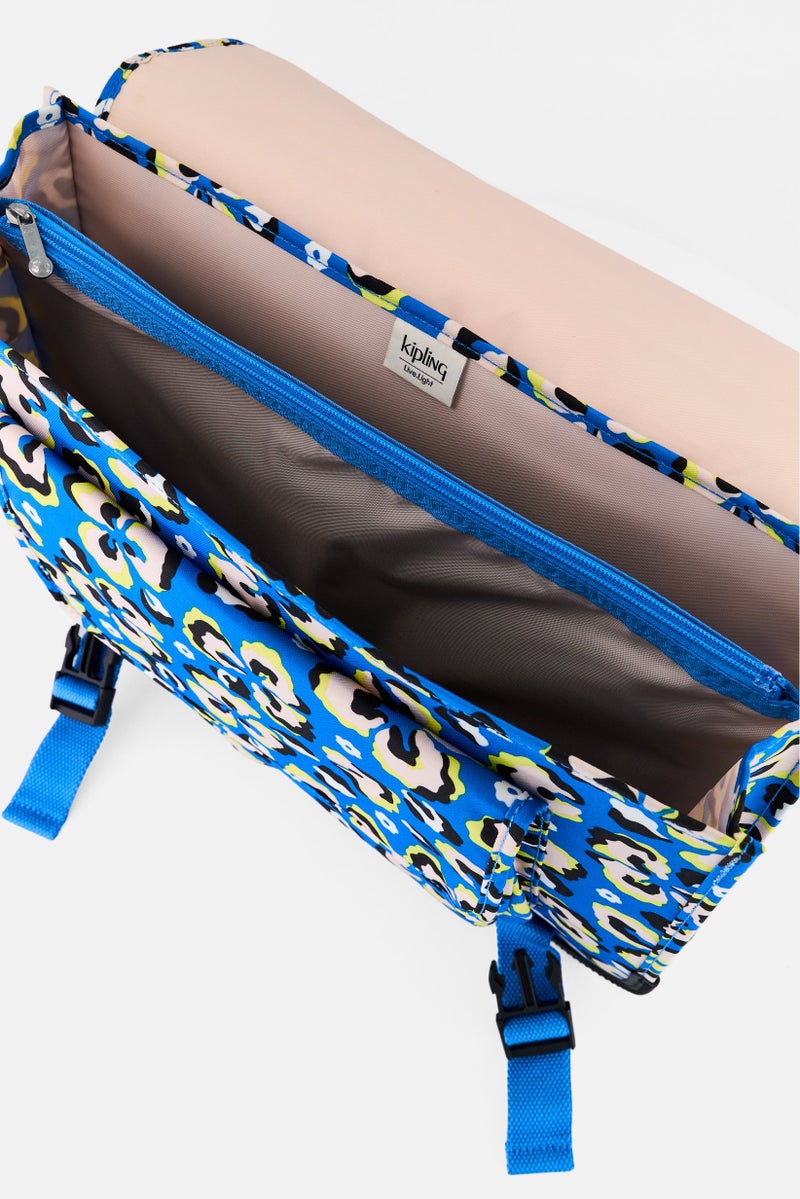 kipling Kids Boy Animal Print Backpack, Blue - Image 3