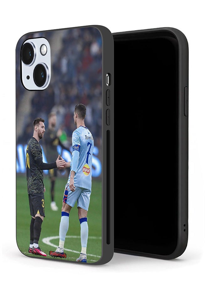 Tolwak Apple iPhone 14 Protective Case Messi And Ronaldo - Image 1