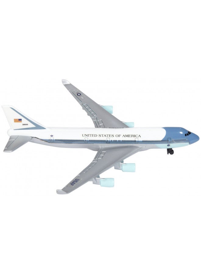 Daron مجموعة طائرات إير فورس وان 2 إير فورس وان وإير فورس تو، أزرق وأبيض - Image 3