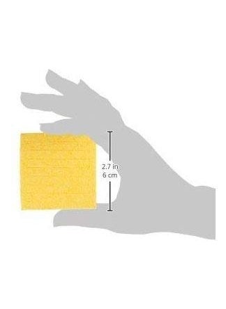 WELLER Weller TC205 ( PACK OF 2) Solder Tip Cleaning Sponge with Slits, 2-5/8" x 2-5/8 x 5/8"  - Image 3