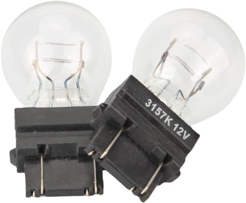Piumeif 3157/3457 tail/brake light bulb/Turn Signal Bulbs(12V 27/7W 3000K) fits for Jeep Grand Cherokee Wrangler Commander Compass Journey Primus Edge -(Pack of 2) - Image 4