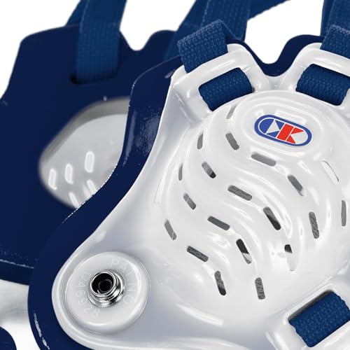 Cliff Keen Tornado Wrestling Headgear (Translucent/Navy Blue/Navy Blue) - Image 3