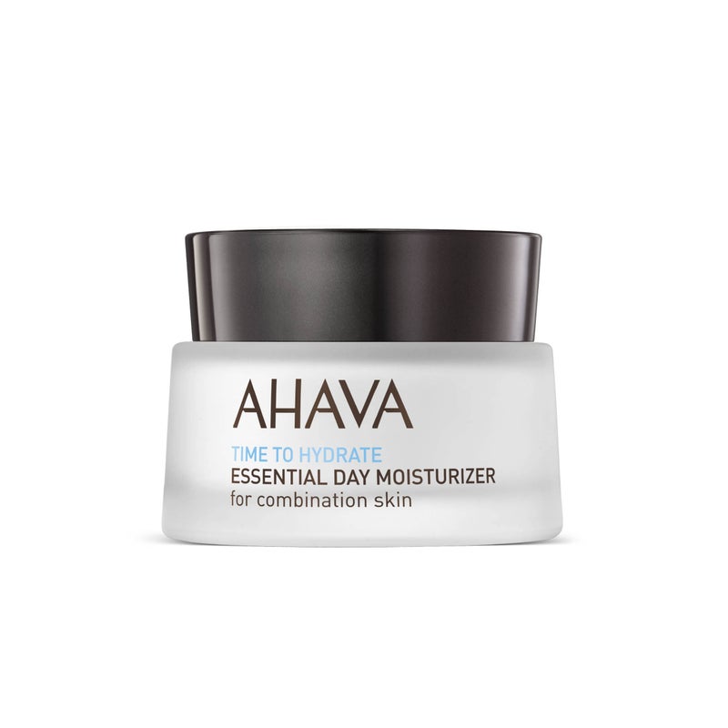 AHAVA Essential Day Moisturizer Combination Skin  Essential Daily Hydrating Facial  Neck Cream AntiAging  Smoothing Effect Enriched with Osmoter Aloe Vera Allantoin  Vitamin E 17 FlOz