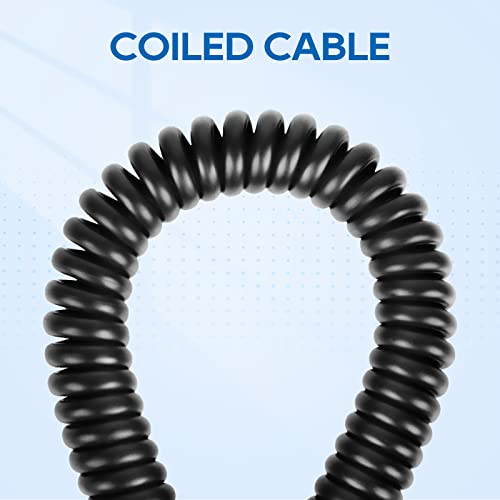 UCEC Short Coiled HDMI Cable, Short HDMI Cable 1 Foot-1.5 Foot(A to A), 4K@60Hz Ultra High Speed Supports for Monitor, Laptop, PC, Camera, Projector - Image 3