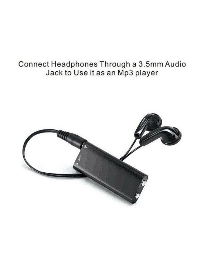 SK-892 مرآة متقاطعة للتجارة الإلكترونية عالية الدقة لتقليل الضوضاء ومشغل Mp3 وتسجيل اجتماعات العمل - السعة: 8 جيجابايت - Image 5