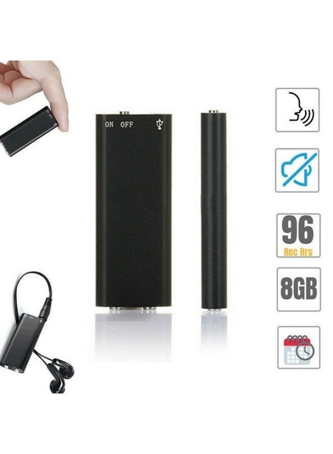 SK-892 مرآة متقاطعة للتجارة الإلكترونية عالية الدقة لتقليل الضوضاء ومشغل Mp3 وتسجيل اجتماعات العمل - السعة: 8 جيجابايت - Image 3