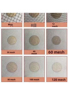 Sieve Stainless Steel Sesame Sieve Rice Sieve Rice Cake Sieve Cat Litter Dust Sieve Filter Screen Sieve Fine Household Sieve-Specification:Integral Stainless Steel Diameter 30cm-Colour:100 Mesh Soy Milk Milk Tea Filter
