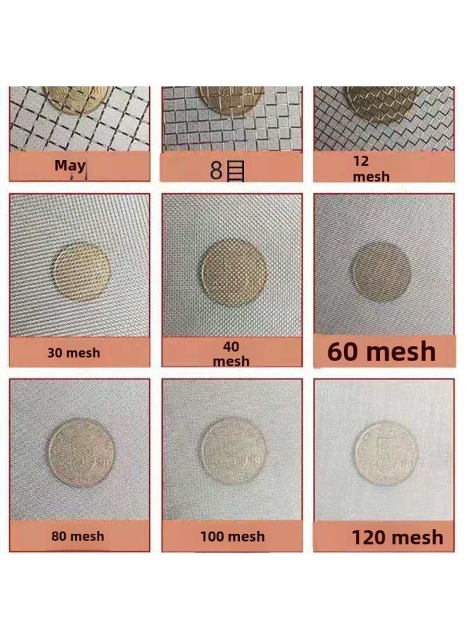 Generic - Sieve Stainless Steel Sesame Sieve Rice Sieve Rice Cake Sieve Cat Litter Dust Sieve Filter Screen Sieve Fine Household Sieve-Specification:Integral Stainless Steel Diameter 30cm-Colour:100 Mesh Soy Milk Milk Tea Filter - Image 1