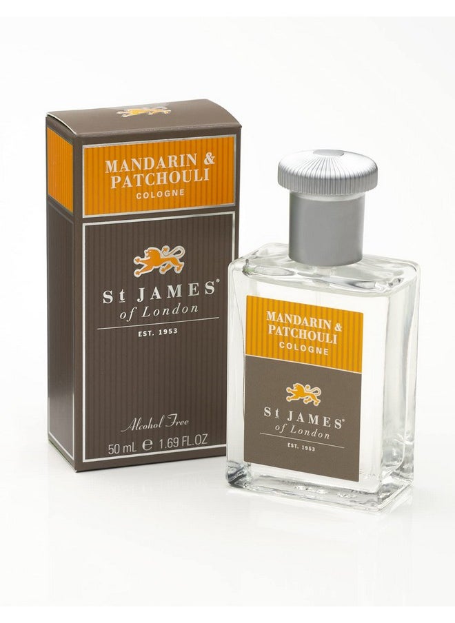 st james of london - St James of London Mandarin & Patchouli Cologne , 1.69oz - Image 1