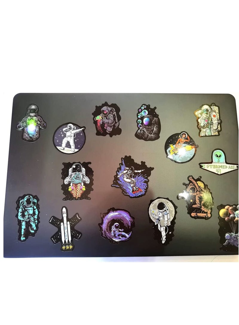 SYOSI Space Stickers For Water Bottles 50 Pcs Astronaut Stickers For Laptop Phone Skateboard For Kids Teens Decal - Image 5