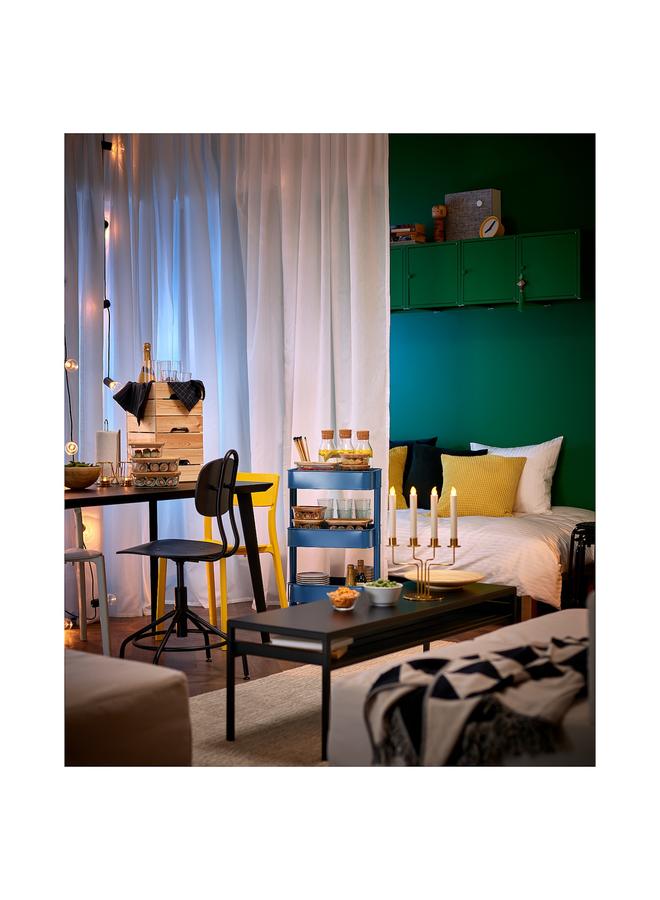 زبون كرسي دوار، أسود - Image 5