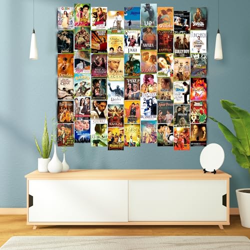 Posters Inc Bollywood Posters Pack of 54 | 4x6 Inch Aesthetic Wall Art for Bedroom, Living Room & Gym | Home Decor Items, Collage Art Kit, Gifts for Women & Friends | 300 GSM Paper - Image 2