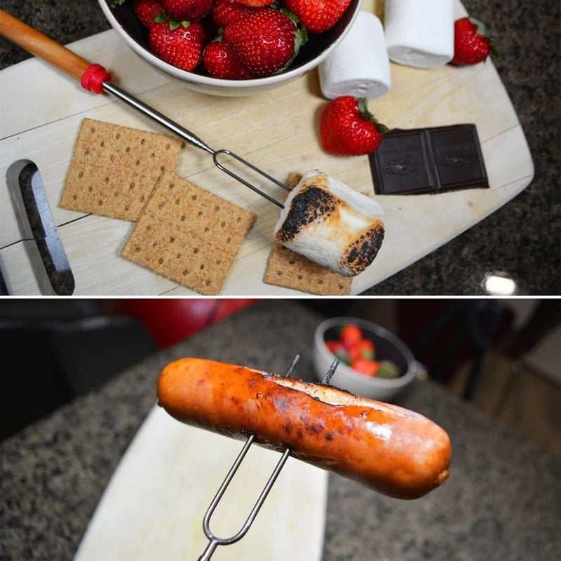 Ajmyonsp Marshmallow Roasting Sticks - 5 Pack - Image 5