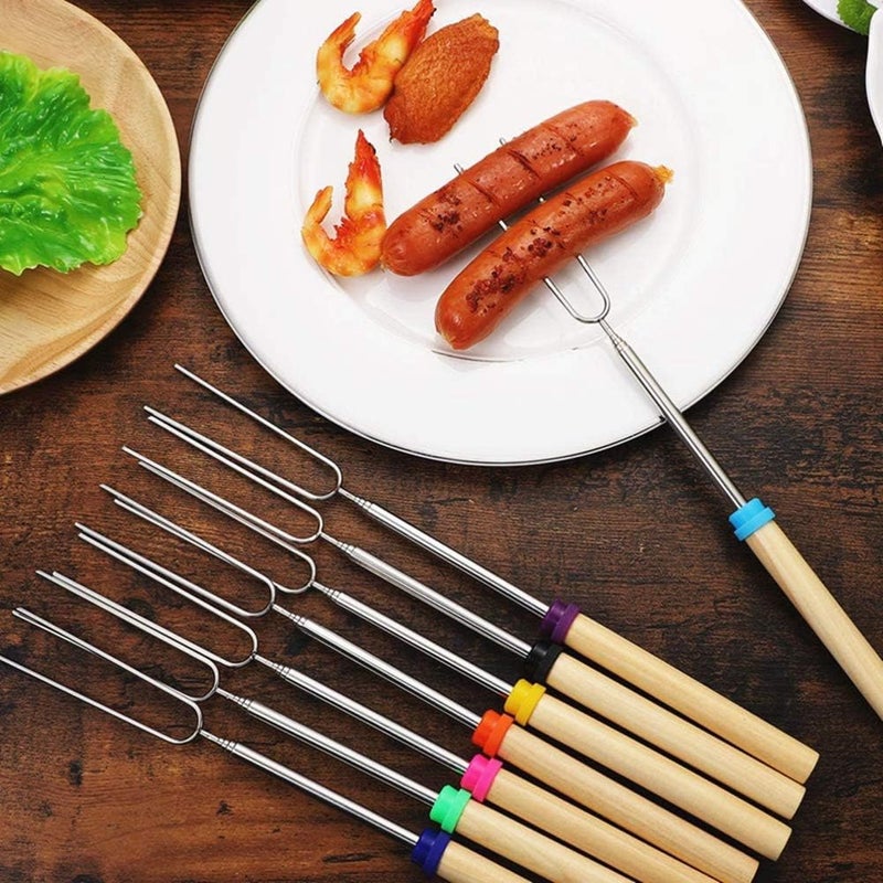 Ajmyonsp Marshmallow Roasting Sticks - 5 Pack - Image 4