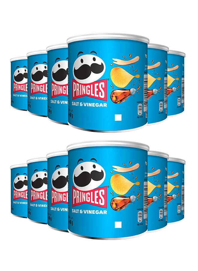 Pringles رقائق البطاطس بنكهة الملح والخل - Image 1