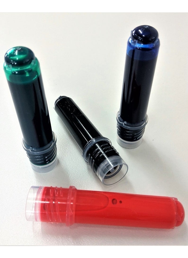 Snowman Snowman whiteboard pen replacement ink cartridges, 4 pieces  - Image 4