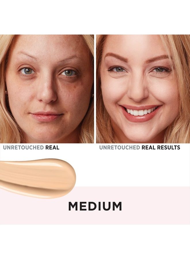 IT COSMETICS كريم CC+ Illumination من Your Skin But Better، متوسط (W) - كريم تصحيح اللون، كريم أساس بتغطية كاملة، مصل مرطب وواقي من الشمس SPF 50+ - لمسة نهائية مشرقة - 1.08 أونصة سائلة - Image 2