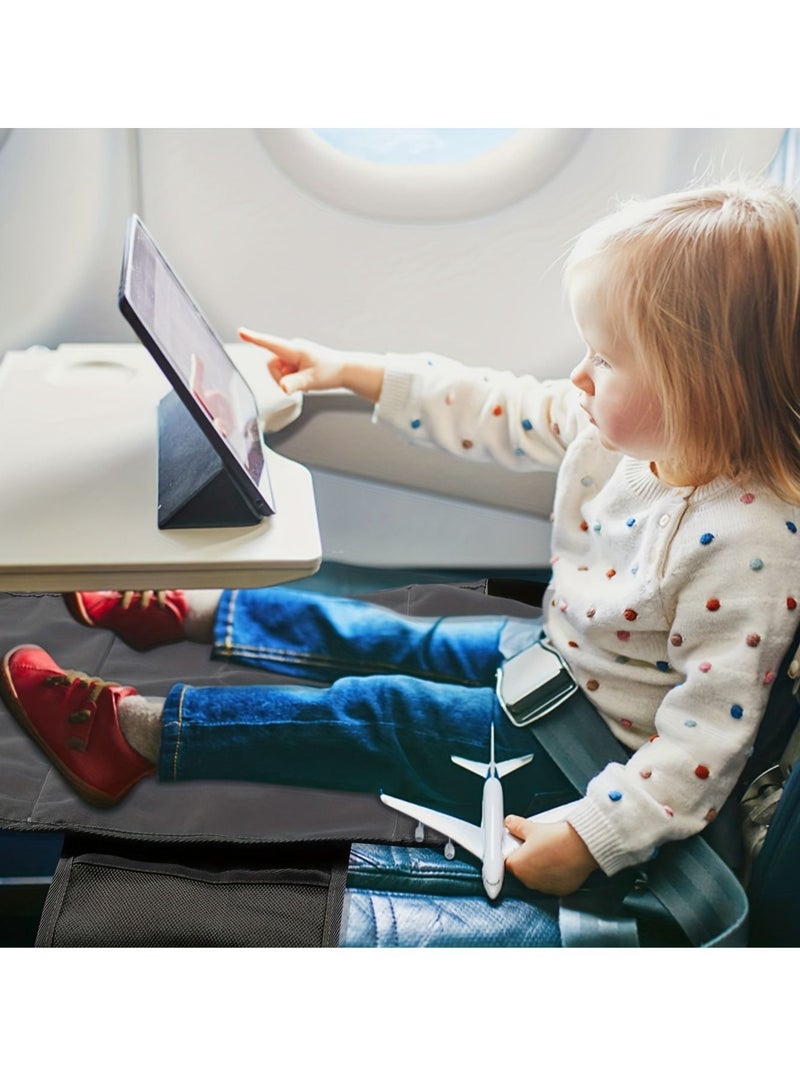 Airplane Bed for Toddler Airplane Footrest for Kids Seat Extender Portable Toddler Travel Bed Airplane Leg Rest for Kids to Lie Down Baby Travel Essentials for Flying Sleeping - Image 3