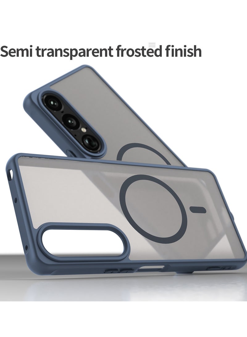 general Magnetic Case For Sony Xperia 1 VII Case ,Shockproof,High-Grade Translucent Matte Back Protective Cover,Wireless Charging Phone Case - Image 3