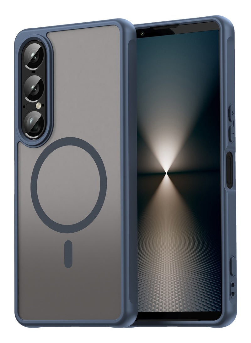 general Magnetic Case For Sony Xperia 1 VII Case ,Shockproof,High-Grade Translucent Matte Back Protective Cover,Wireless Charging Phone Case - Image 1
