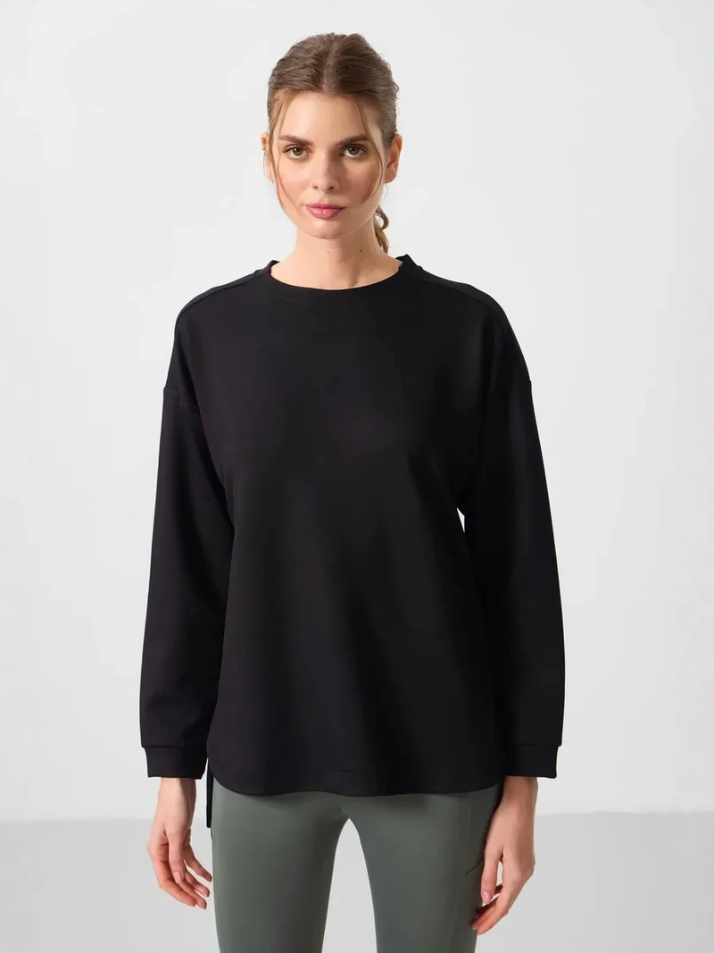 تومي لايف TOMMY Long-sleeve Jersey Tunic Top