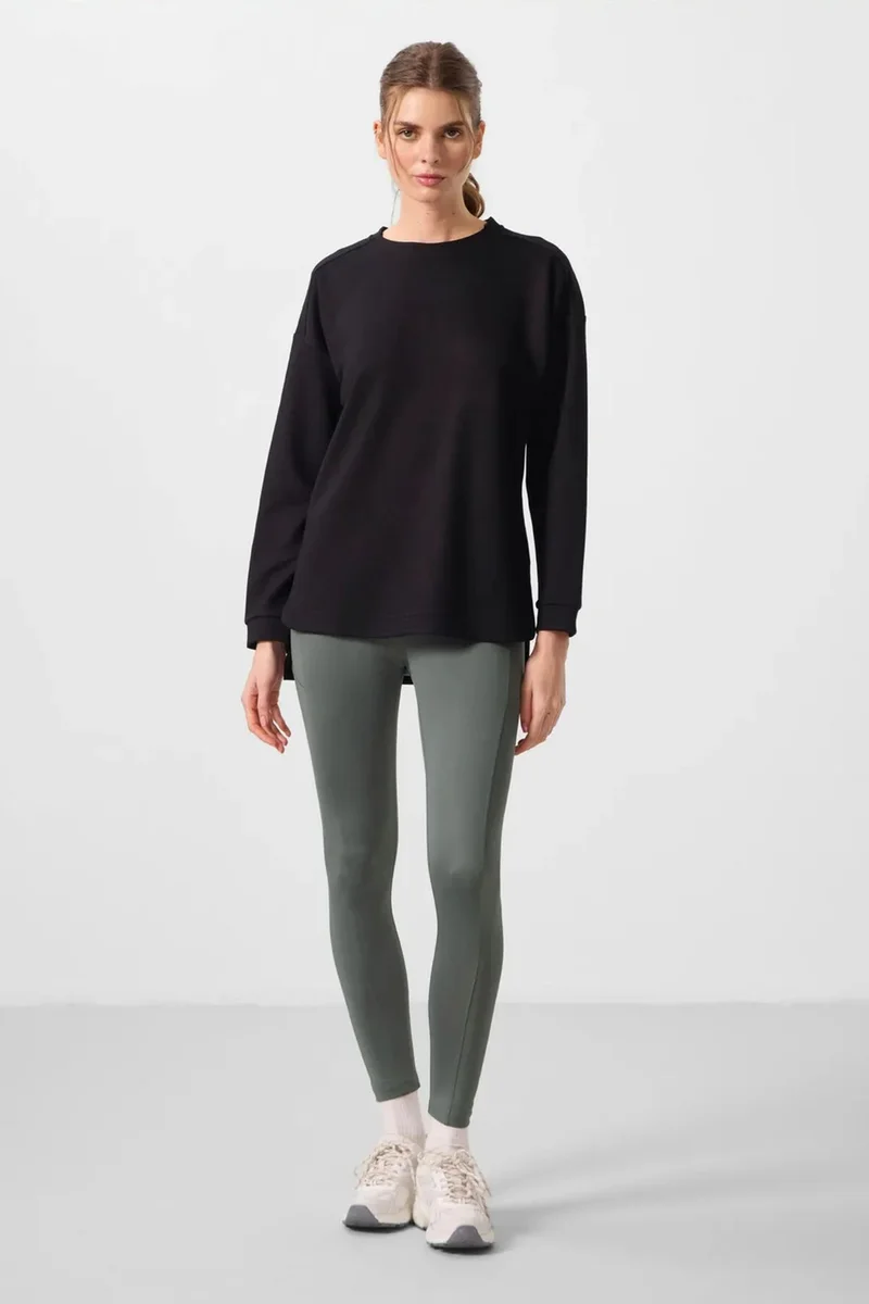 تومي لايف TOMMY Long-sleeve Jersey Tunic Top