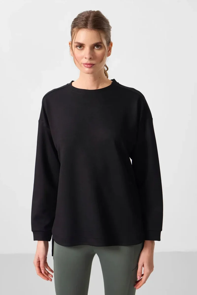 تومي لايف TOMMY Long-sleeve Jersey Tunic Top