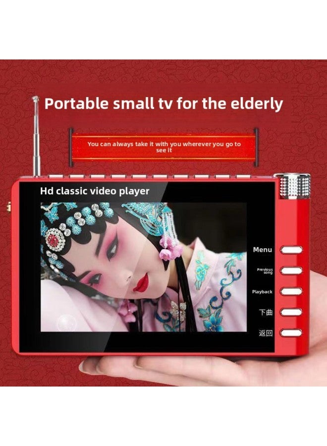 Jinzheng Elderly Radio Singing And Watching Machine High-definition Video Player Rechargeable Card Singing Free Shipping-Color:9 Fashion Version + 64G Video Card-Capacity:Official Standard - Image 3