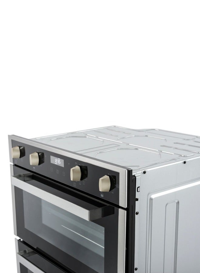 Stoves ST BI902MFCT 90cm Built-In Electric Double Oven, Stainless Steel Wall Mount, Under Counter Integrated Twin Oven with Grill - Image 2